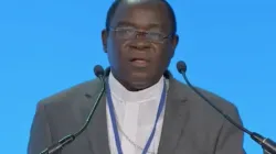Bishop Matthew Hassan Kukah of Sokoto addresses a dinner of ADF International, "The Crisis of Religious Freedom in Nigeria," at the 2021 International Religious Freedom Summit in Washington, D.C. International Religious Freedom Summit 2021
